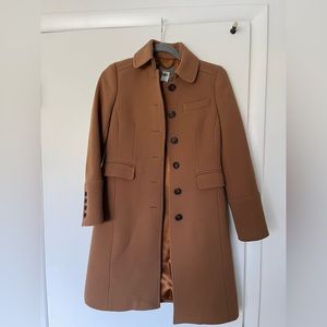 Jcrew double cloth peacoat